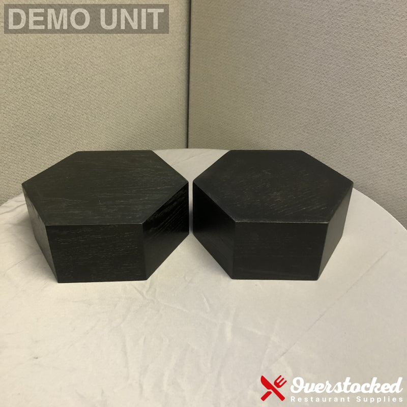 Cal-Mil Cube Risers 12 Diameter / Solid Black Display Pieces
