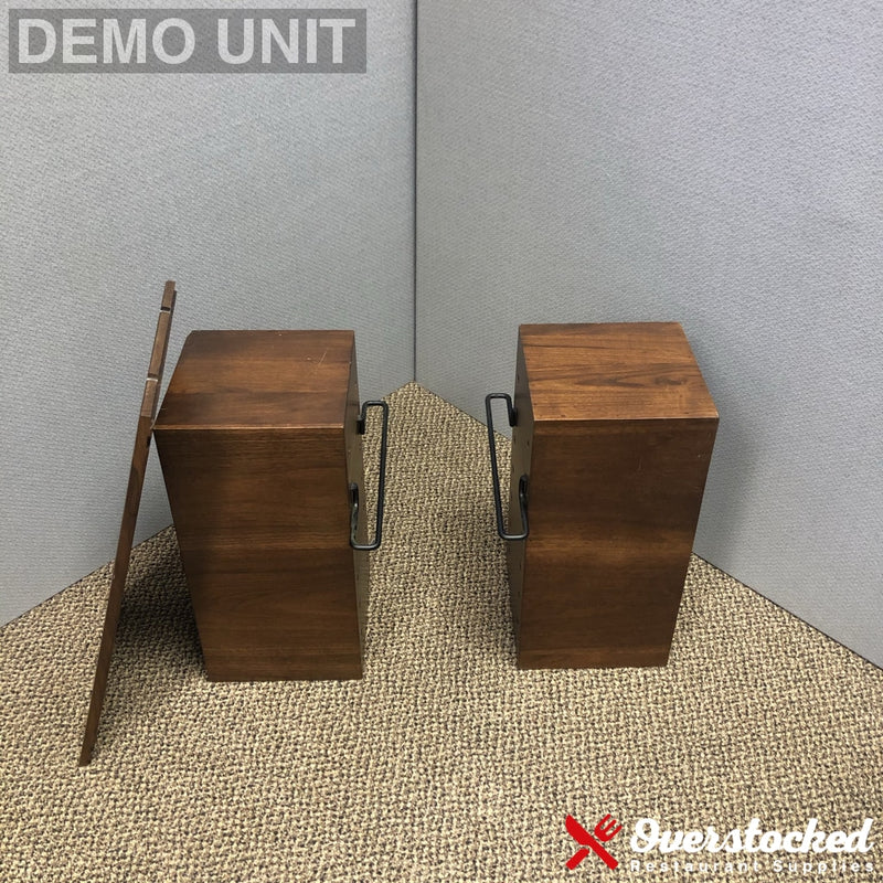 Cal-Mil Mid Century Crate Riser Set Display Piece